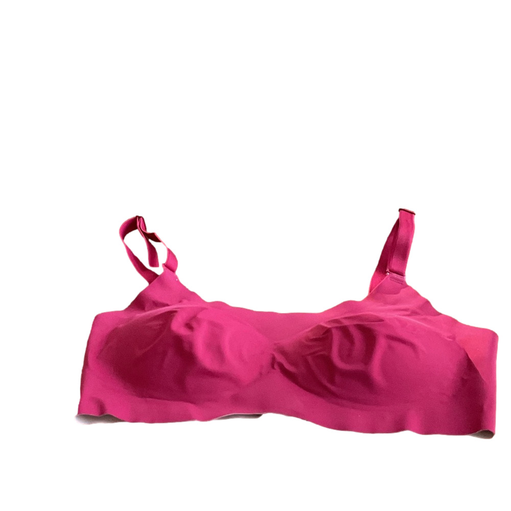 Knix - Women’s seamless wireless burgundy reversible Bra